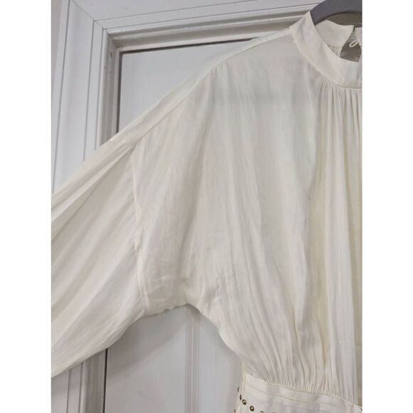 Ramy Brook Stella‎ Corset Mini Dress women's size small cream gold - Picture 7 of 16